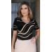 034406 - Blusa Ramany Estampa Pontos de Bordado